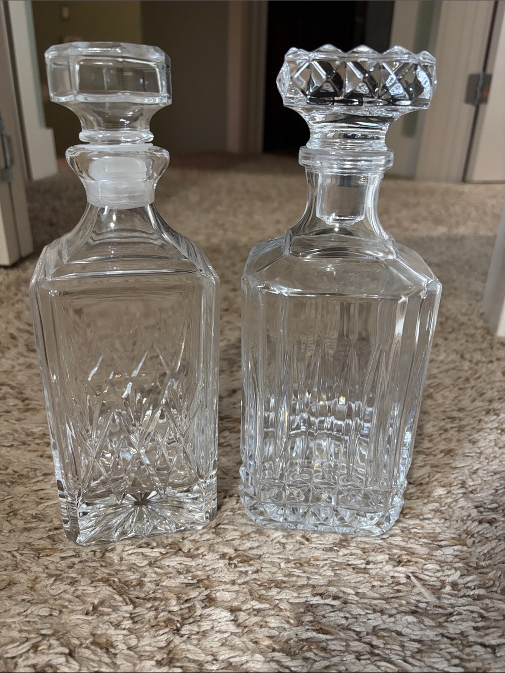 Vintage Crystal Decanters